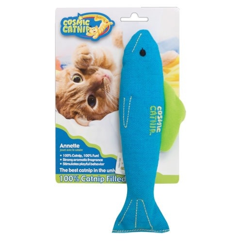 OurPets Cosmic Fish Annette Catnip Toy