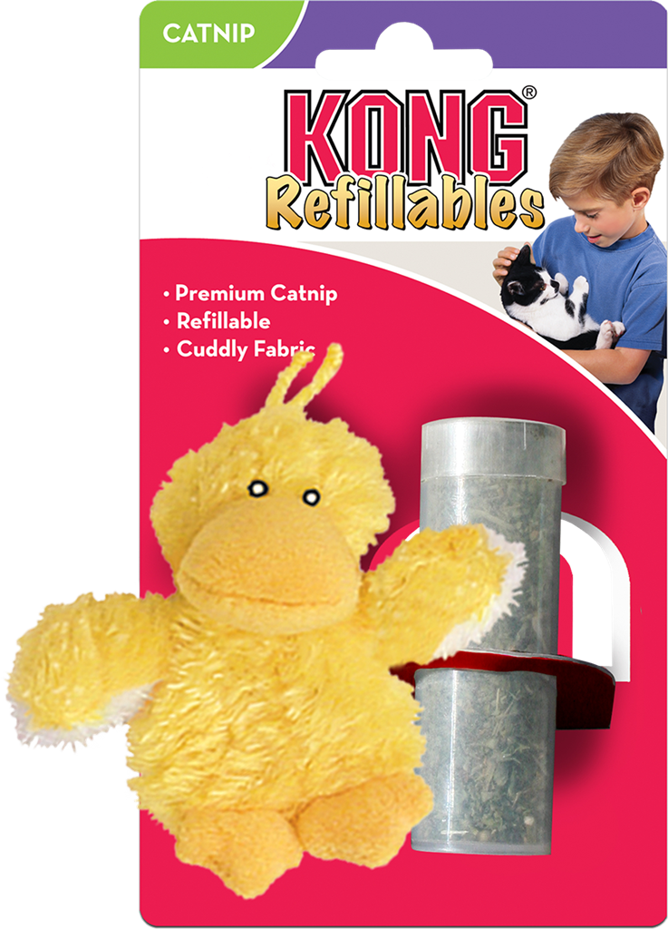 Kong Refillables Catnip Duckie Toy Paw Street Market