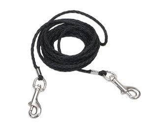 Poly Cat Tie Out Black 15'x1/8"