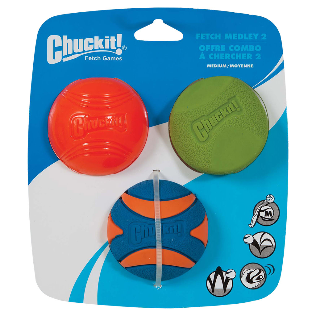 Chuckit! Fetch Medley 3/pk
