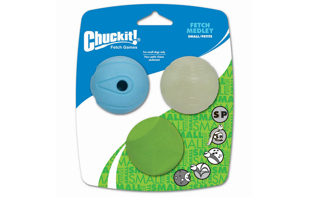 Chuckit Fetch Medley Small 3pk