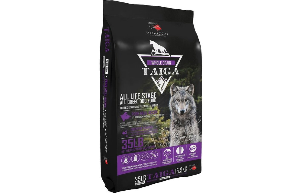Taiga Whole Grain Pork Meal Dog 35 lb