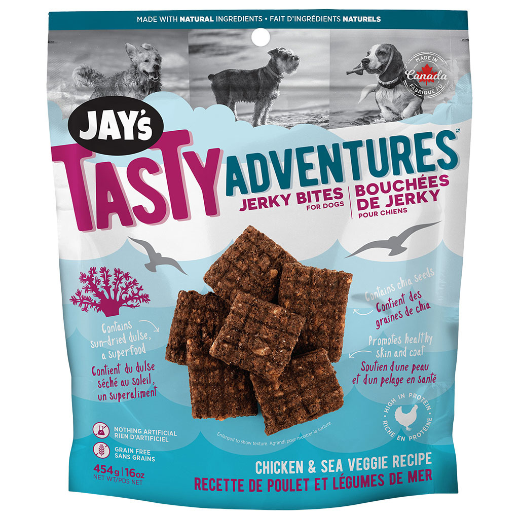 Jay's Adventures Chicken Jerky & Veggie Dog 454 g