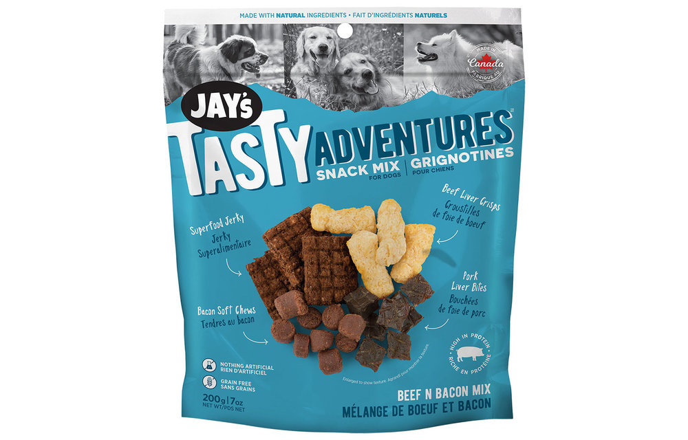 Jay's Adventures Smokey Bacon Snack Mix Dog 200 g
