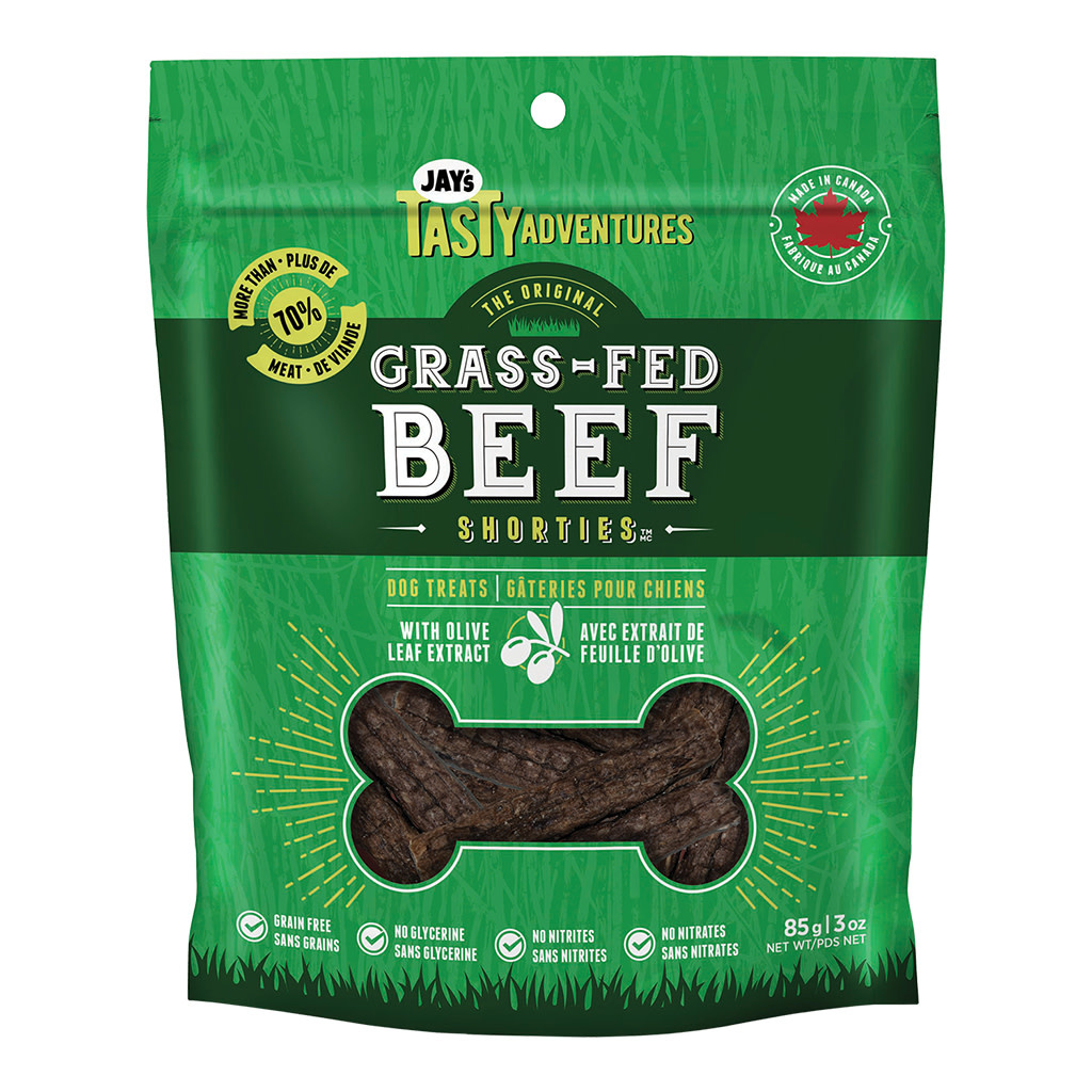 Jay's Grass-Fed Beef Shorties Dog 85 g