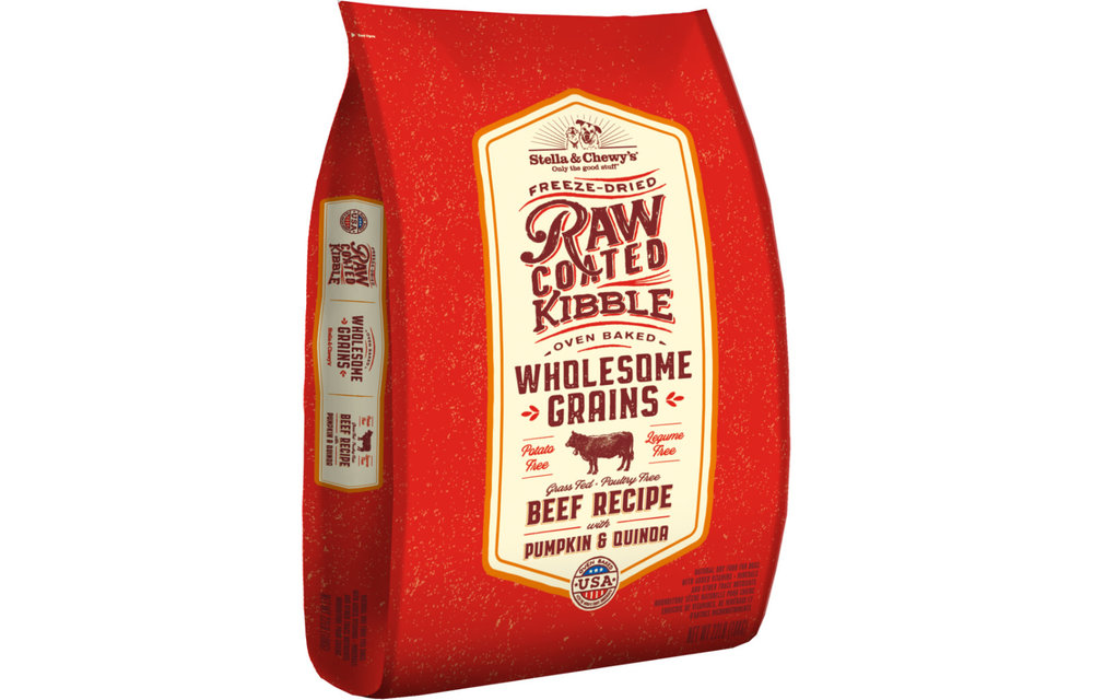 Stella & Chewy's Raw Coated Wholesome Grains Beef Dog 3.5 lb