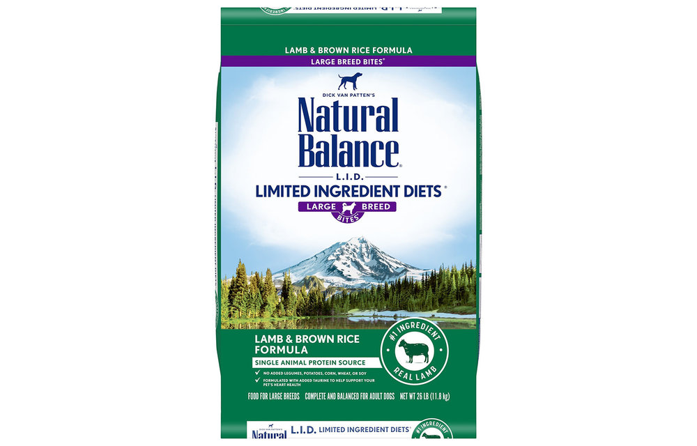 Natural Balance Lamb & Brown Rice Large Breed Dog 26 lb
