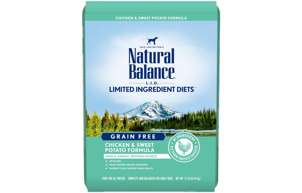 Natural Balance GF LID Chicken & Sweet Potato Dog 24 lb