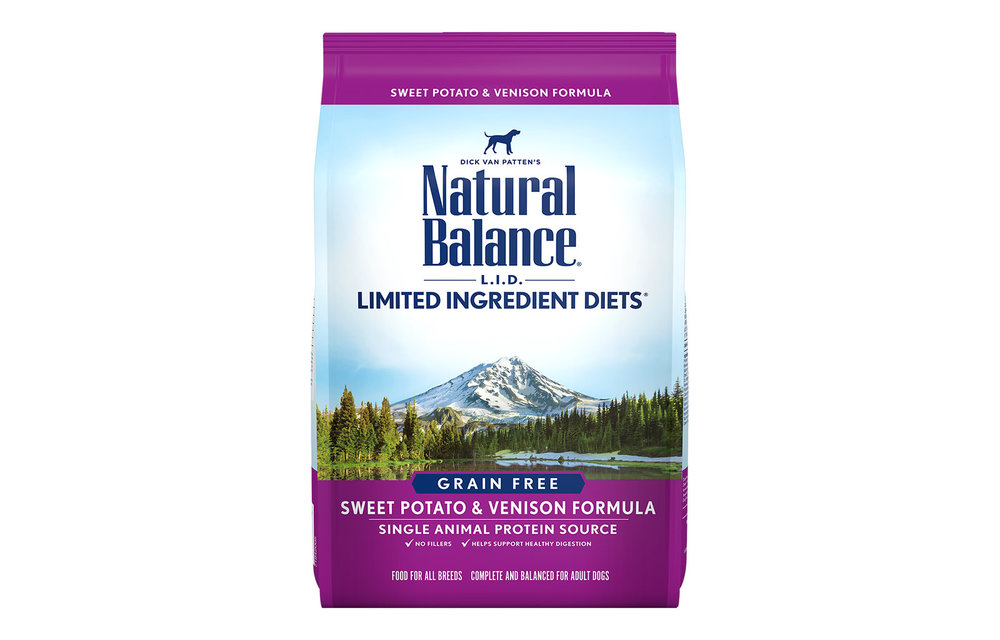 Natural Balance GF LID Venison & Sweet Potato Dog 4 lb