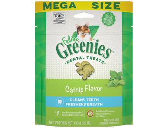 Greenies Feline Catnip Flavor Cat 4.6 oz
