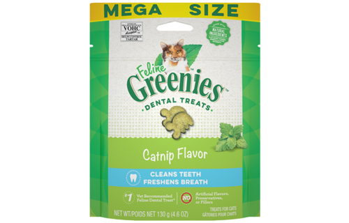 Greenies Feline Catnip Flavor Cat 4.6 oz