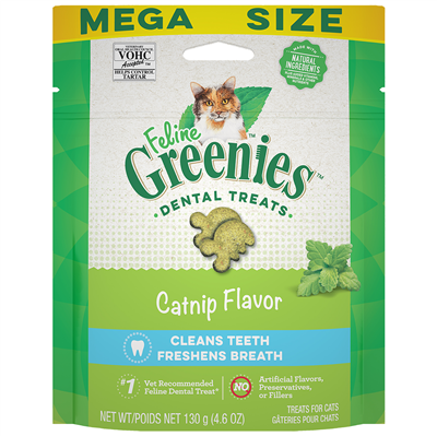 Greenies Feline Catnip Flavor Cat 4.6 oz