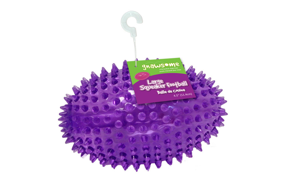 Gnawsome Squeaker Football Medium