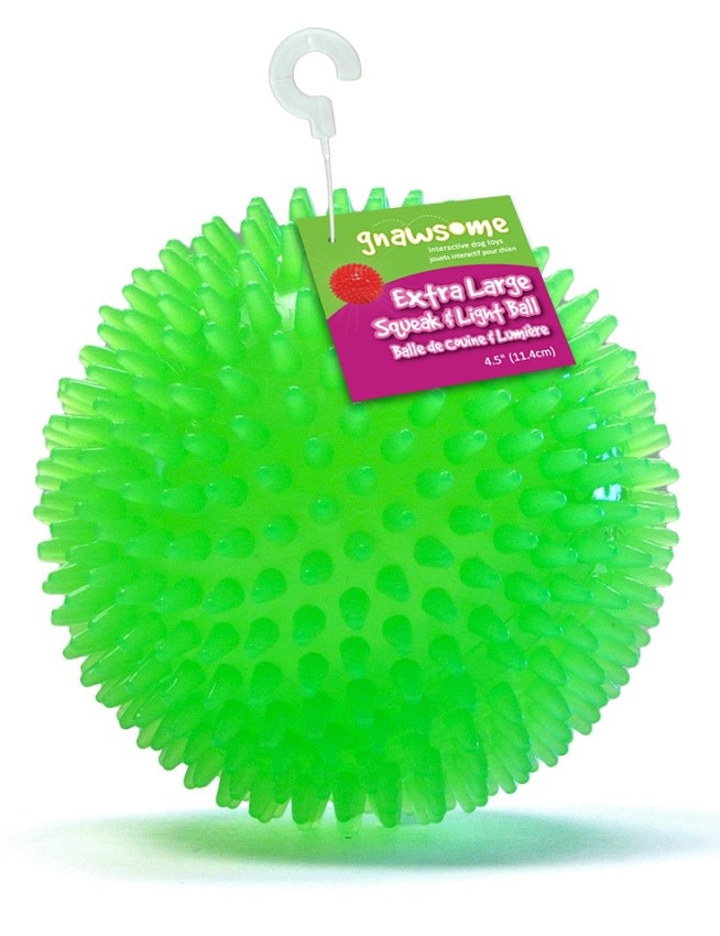 Gnawsome Squeak and Light Ball 4.5"