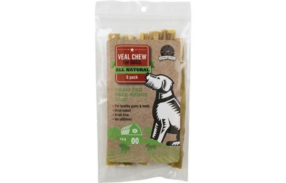 Silver Spur Veal Chew 5-6" Dog 6pk