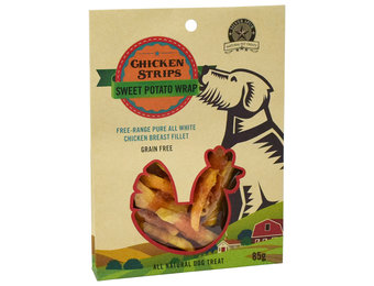 Silver Spur Chicken Wrapped Sweet Potato Dog 85 g
