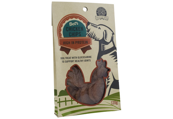 Silver Spur Soft Chicken Chips Dog 120 g