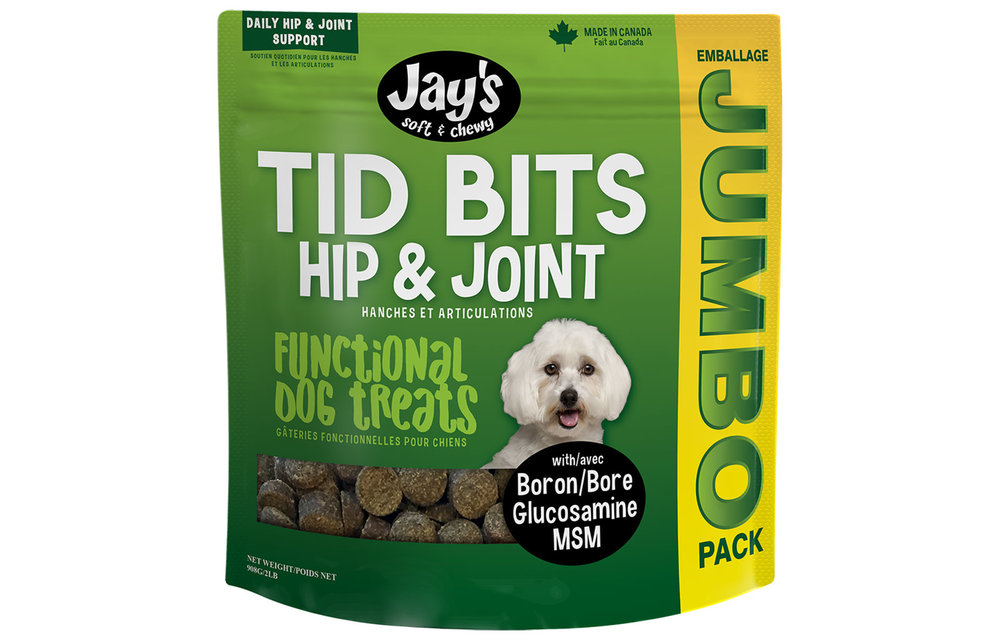 Jay's Tid Bits Hip & Joint Jumbo Dog 908 g