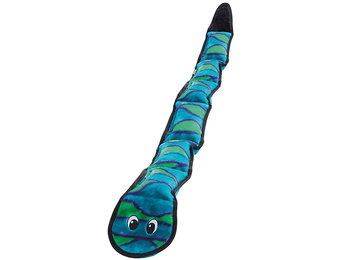 Outward Hound Invincibles Snake Blue/Green 6 Squeaker