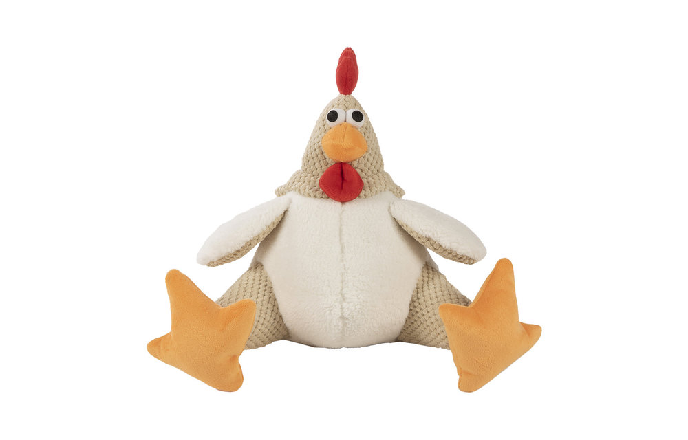 GoDog Checkers Fat Rooster White XL