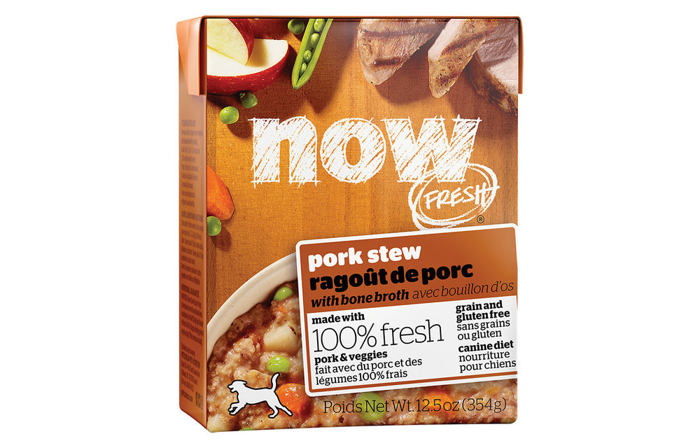 Now Fresh GF Pork Stew Dog 12.5 oz