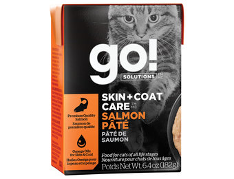GO! Skin & Coat Salmon Pate Cat 6.4 oz