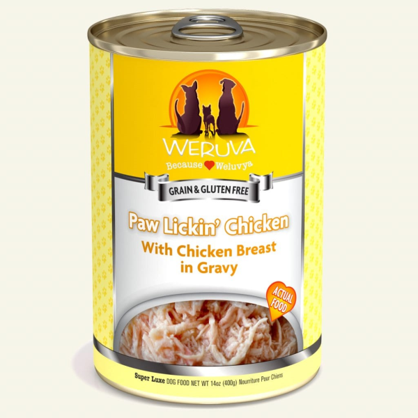 Weruva Dog Paw Lickin' Chicken Dog 14 oz