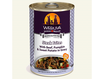 Weruva Steak Frites Dog 14 oz