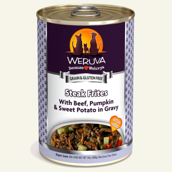 Weruva Steak Frites Dog 14 oz