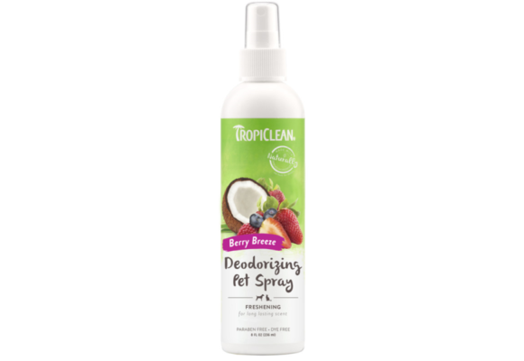 TropiClean Berry Fresh Deodorizing Pet Spray 8 oz
