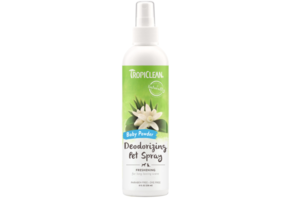 TropiClean Baby Powder Deodorizing Pet Spray 8 oz