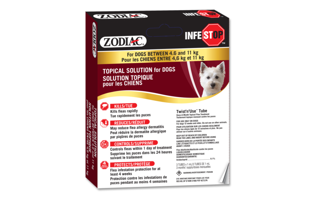 Zodiac Infestop Dog 4.6-11 kg
