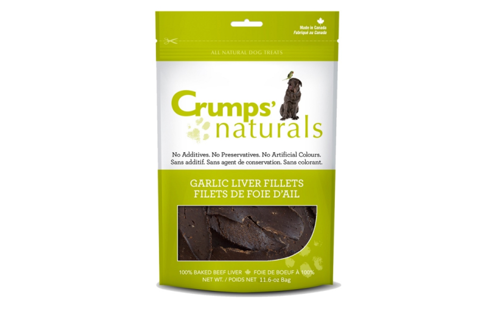Crumps Liver & Garlic Fillets Dog 11.6 oz