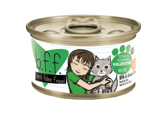 BFF Tuna & Pumpkin Valentine Cat 3 oz
