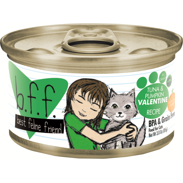BFF Tuna & Pumpkin Valentine Cat 3 oz
