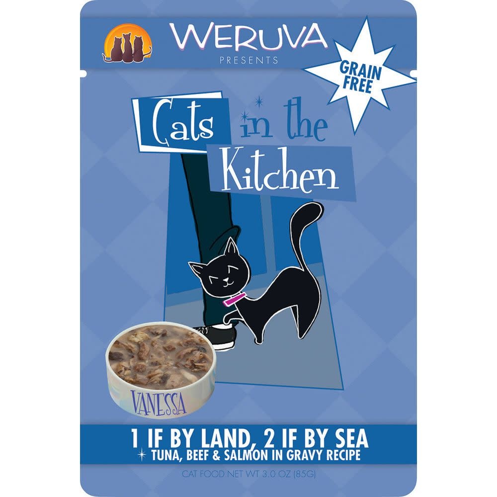 Cats in the Kitchen 1 if By Land 2 if By Sea Cat 3 oz