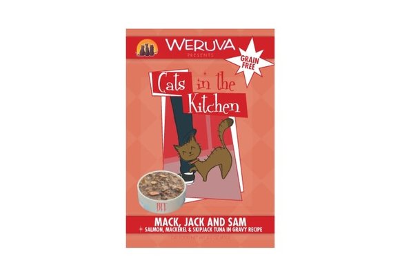 Cats in the Kitchen Mack Jack & Sam Cat 3 oz