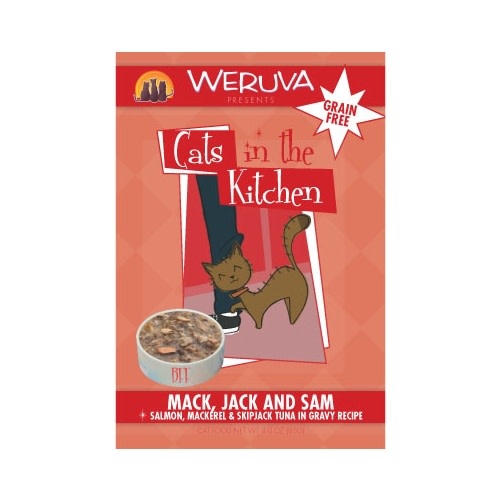 Cats in the Kitchen Mack Jack & Sam Cat 3 oz