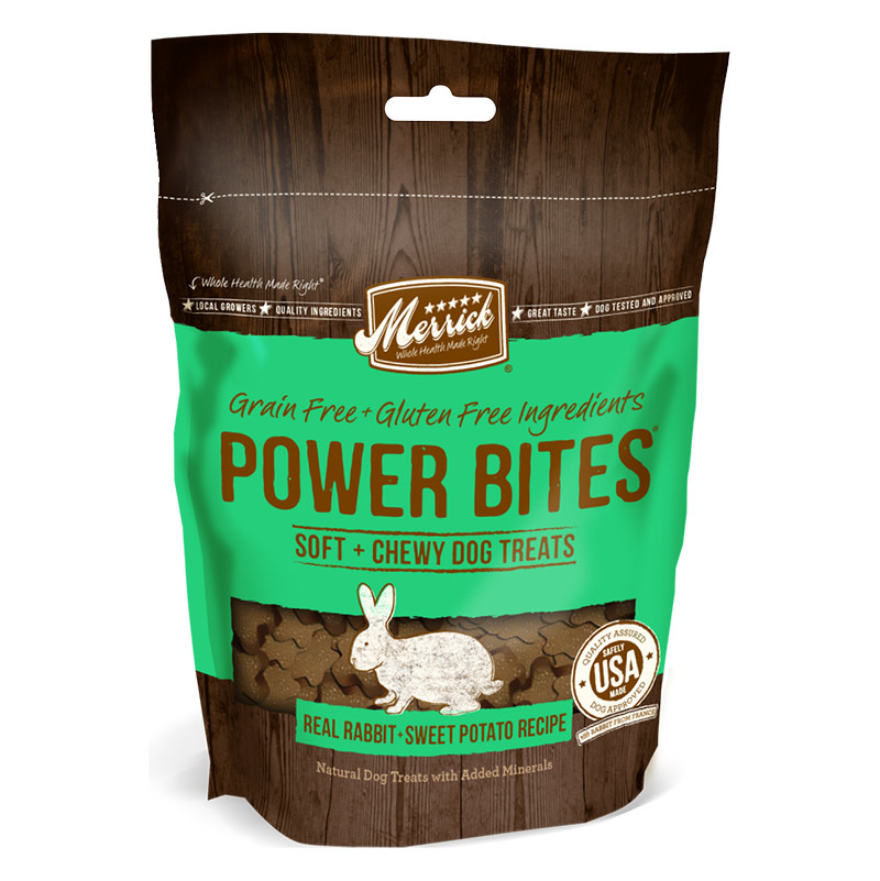 Merrick Power Bites Rabbit Recipe Dog 6 oz