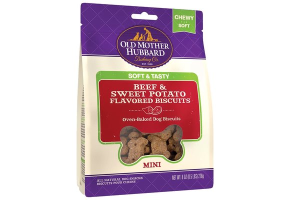 Old Mother Hubbard Soft & Tasty Beef & Sweet Potato Mini Dog 8 oz