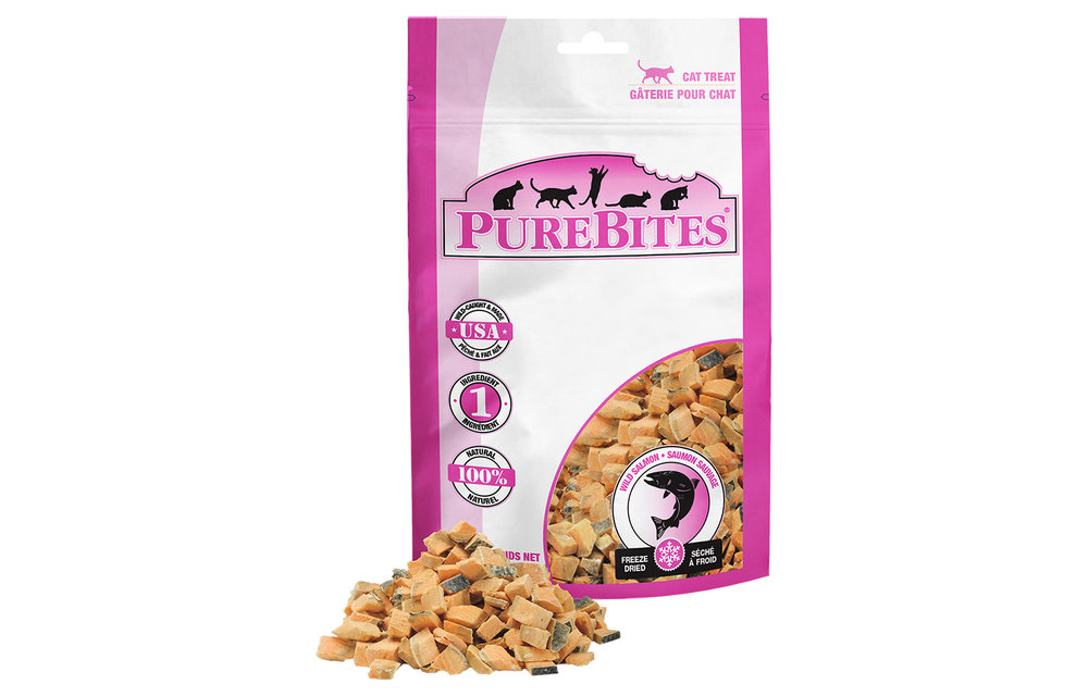 PureBites Wild Salmon Treats Cat 14 g
