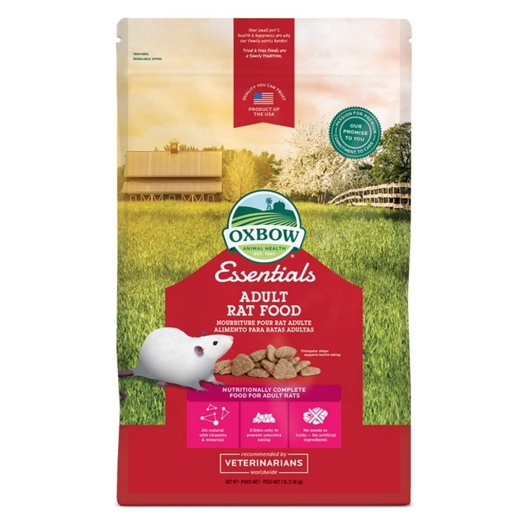Oxbow Essentials Adult Rat Food 1.36 kg