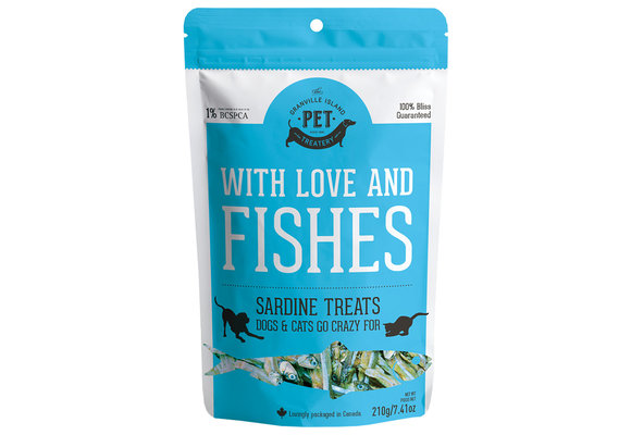 Granville Island Pet Treatery Love & Fishes Sardines 210 g