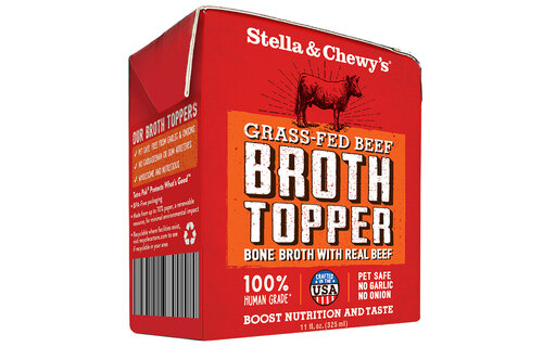 Stella & Chewy's Broth Topper Grass Fed Beef Dog 11 oz