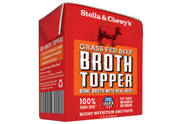 Stella & Chewy's Broth Topper Grass Fed Beef Dog 11 oz