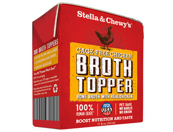 Stella & Chewy's Broth Topper Cage Free Chicken Dog 11 oz