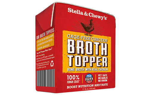 Stella & Chewy's Broth Topper Cage Free Chicken Dog 11 oz