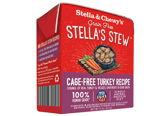 Stella & Chewy's Stew Cage Free Turkey Dog 11 oz