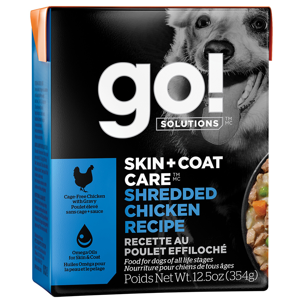 GO! Skin & Coat Shredded Chicken Dog 12.5 oz