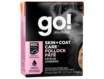 GO! Skin & Coat Pollock Pate Dog 12.5 oz
